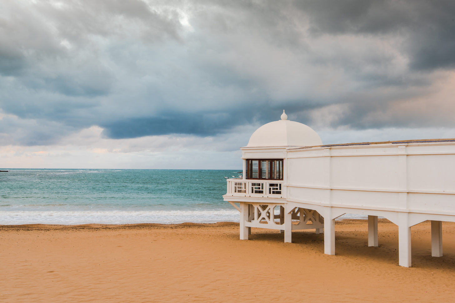 Romantic Sunset at Cadiz Beach 